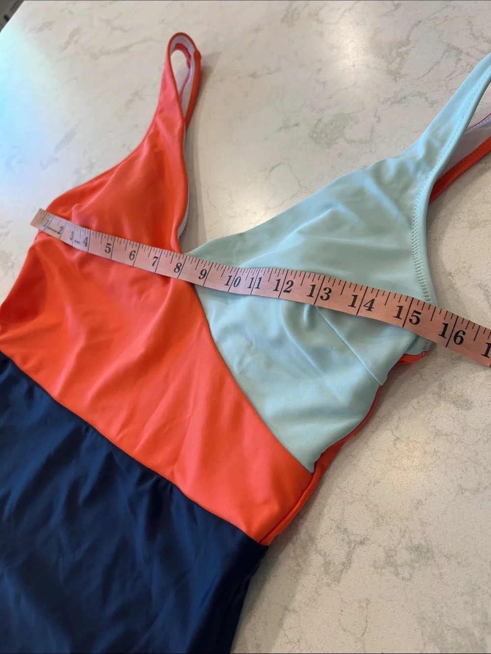CUPSHE‎ Colorblock One-Piece Swimsuit Large NWT